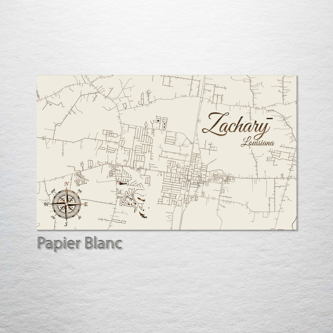 Zachary, Louisiana Street Map