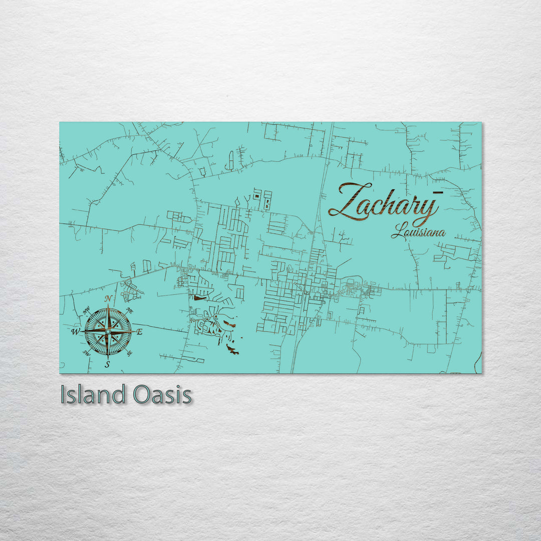 Zachary, Louisiana Street Map