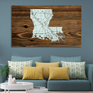 Louisiana Isolated Map