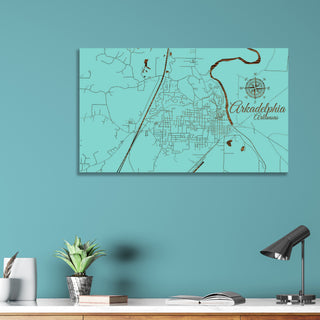 Arkadelphia, Arkansas Street Map