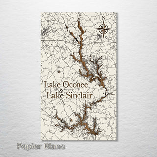 Lake Oconee & Lake Sinclair, Georgia - Fire & Pine
