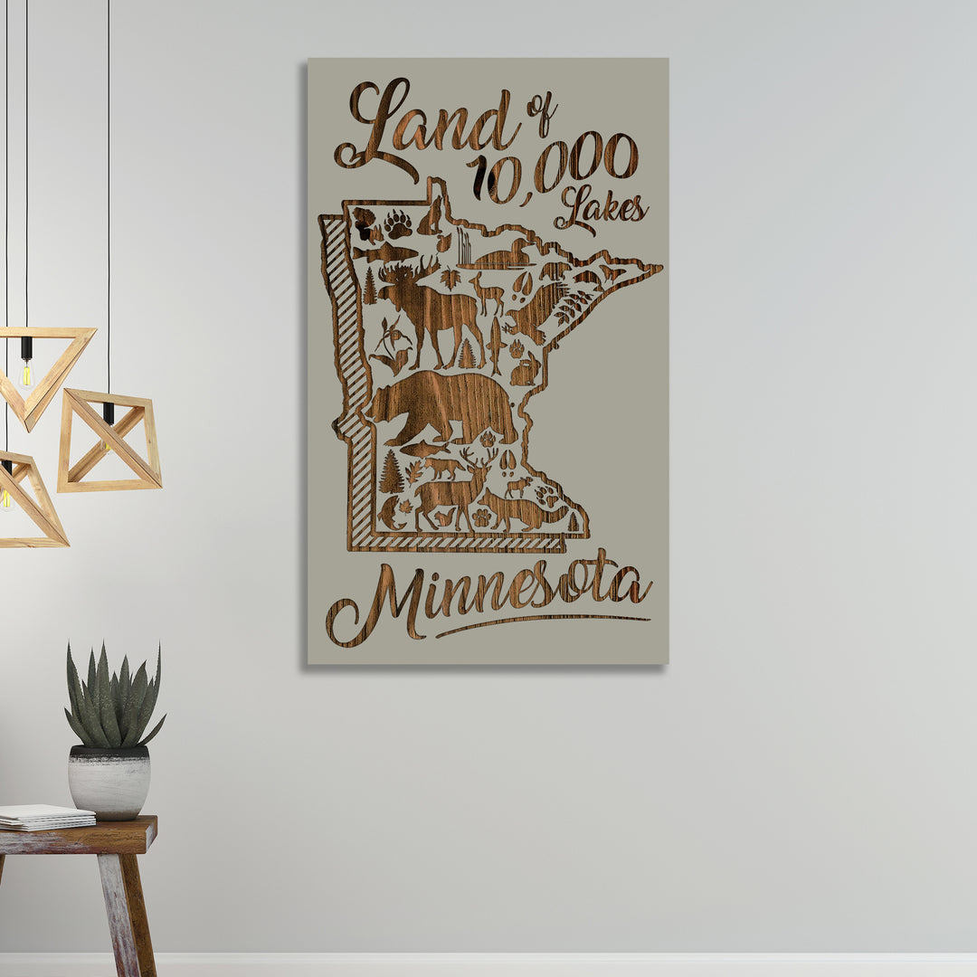 Minnesota Abstract - Fire & Pine
