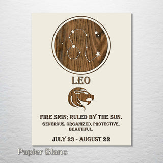 Leo Zodiac - Fire & Pine