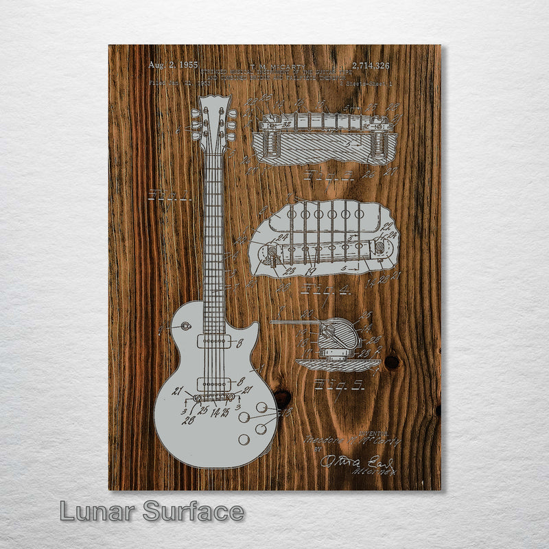 Les Paul Guitar 1955 (inverted)