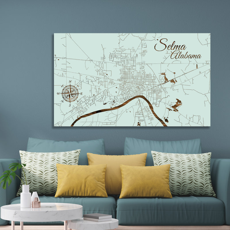 Selma, Alabama Street Map