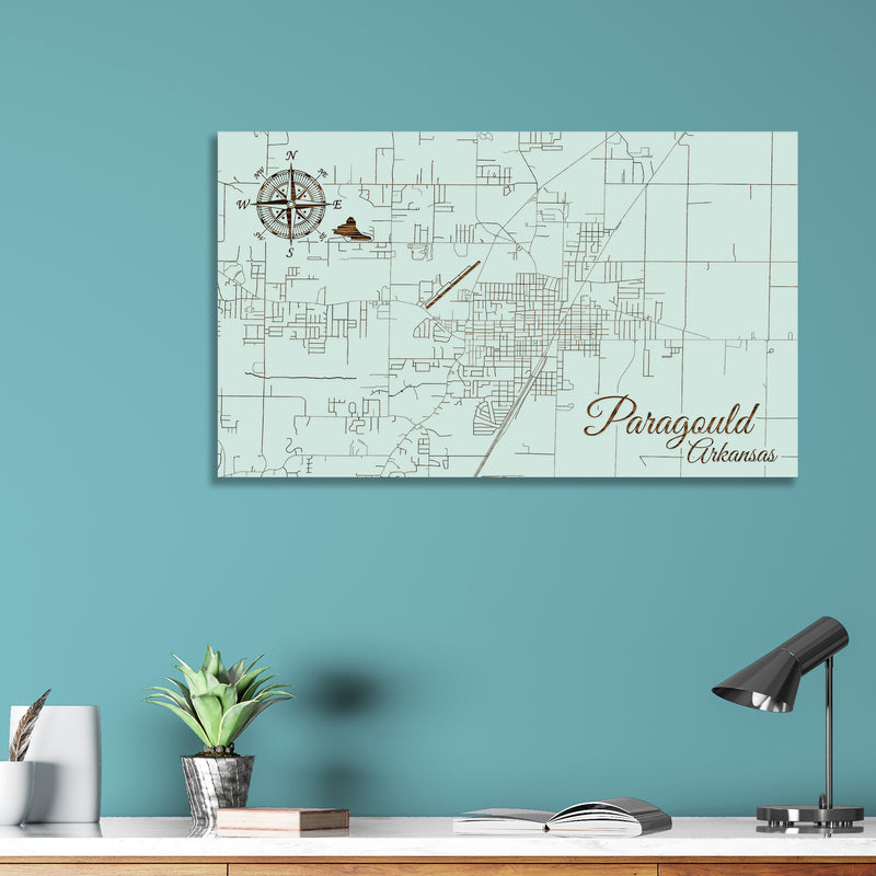 Paragould, Arkansas Street Map