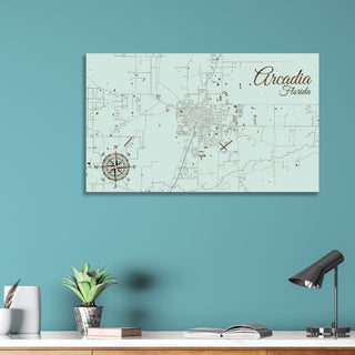 Arcadia, Florida Street Map