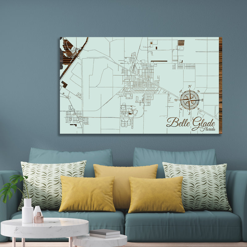 Belle Glade, Florida Street Map