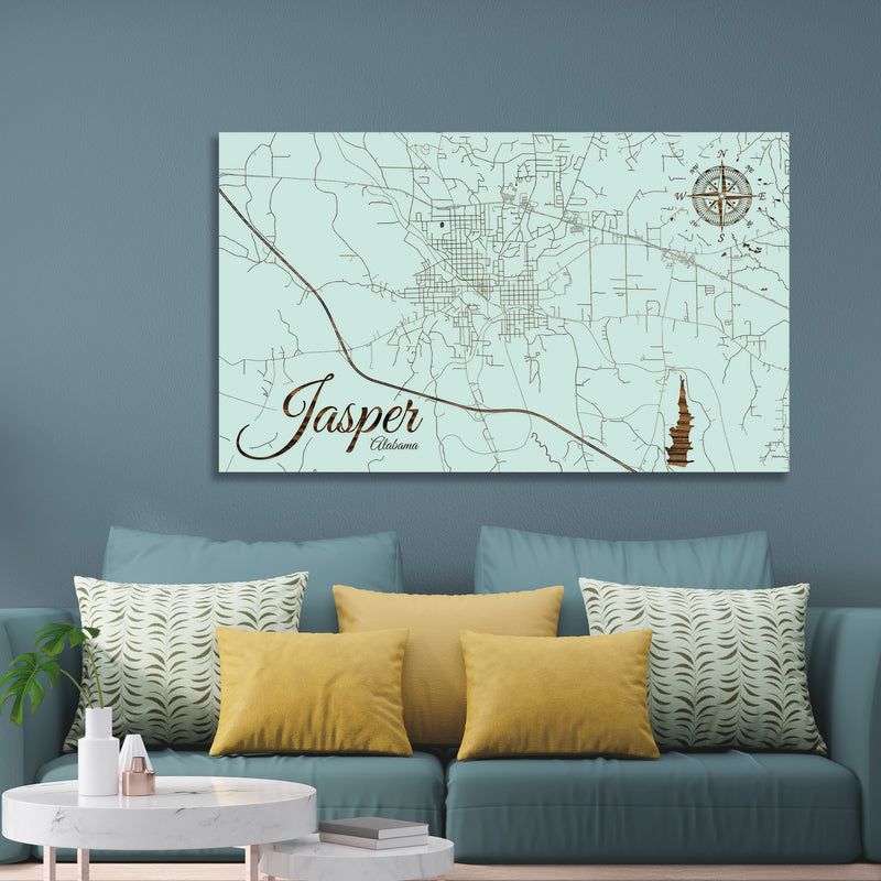 Jasper, Alabama Street Map