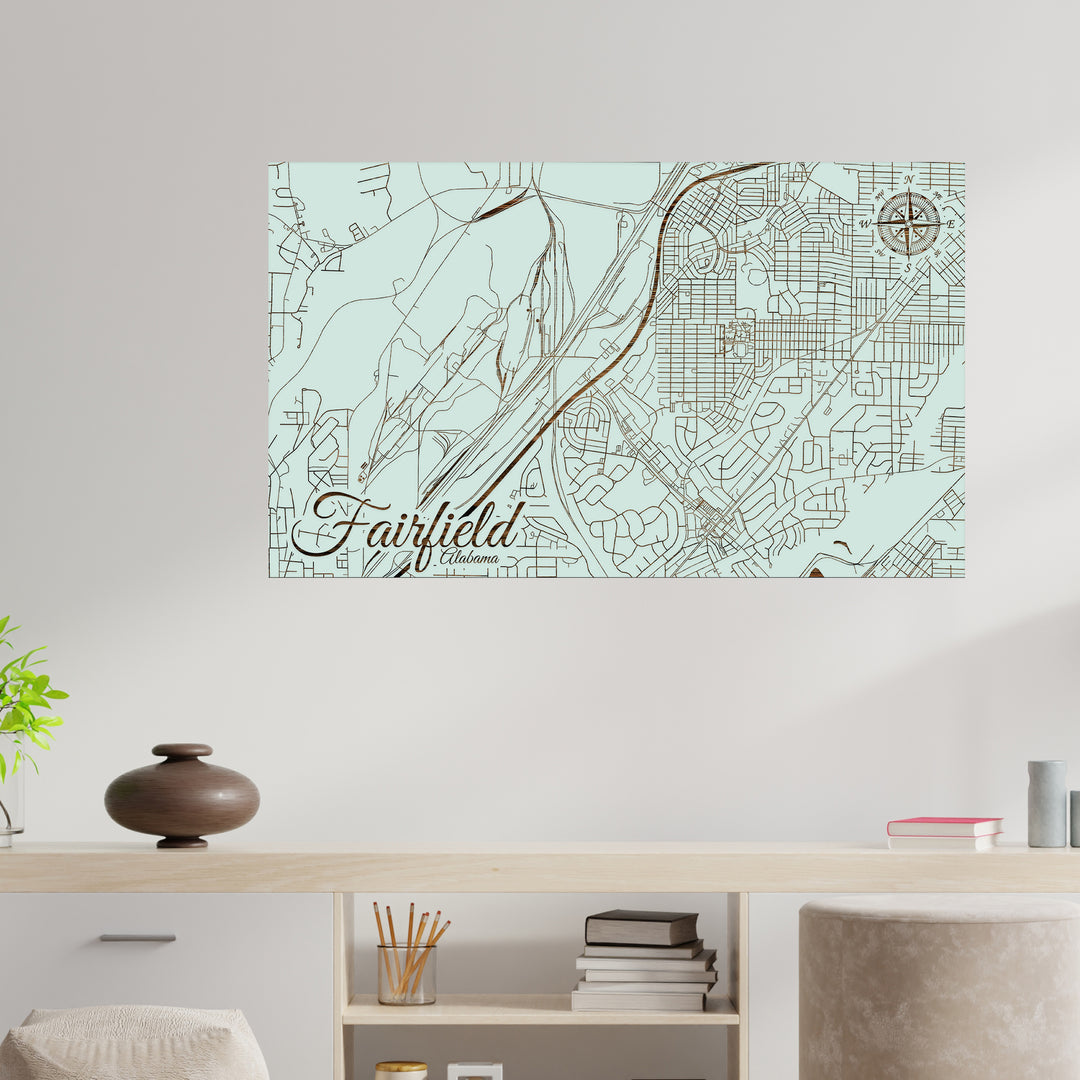 Fairfield, Alabama Street Map