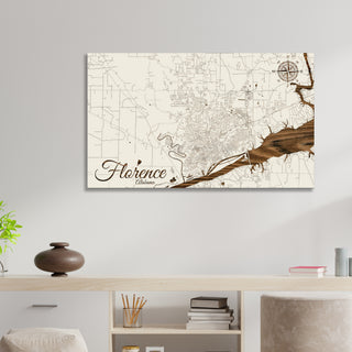 Florence, Alabama Street Map