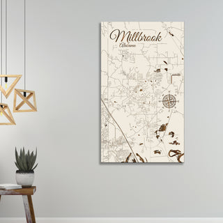 Millbrook, Alabama Street Map