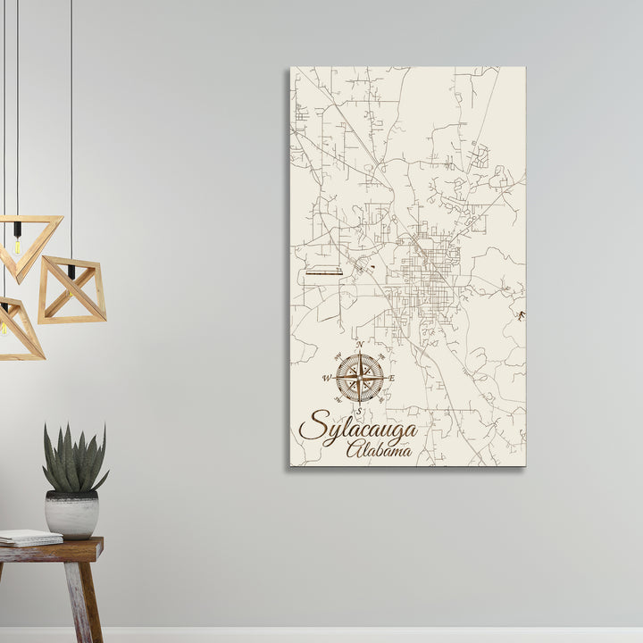 Sylacauga, Alabama Street Map