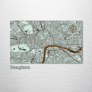 London, England Street Map - Fire & Pine