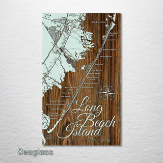 Long Beach Island, New Jersey Street Map - Fire & Pine