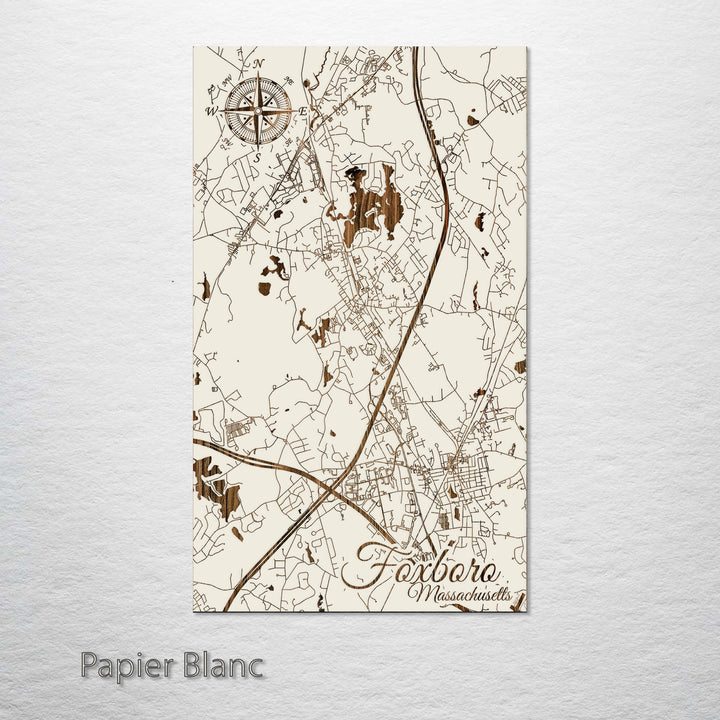 Foxboro, Massachusetts Street Map