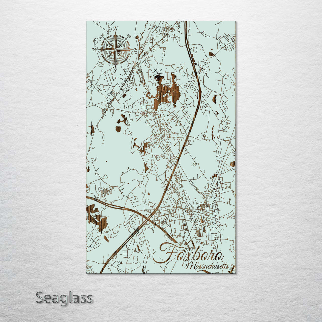 Foxboro, Massachusetts Street Map