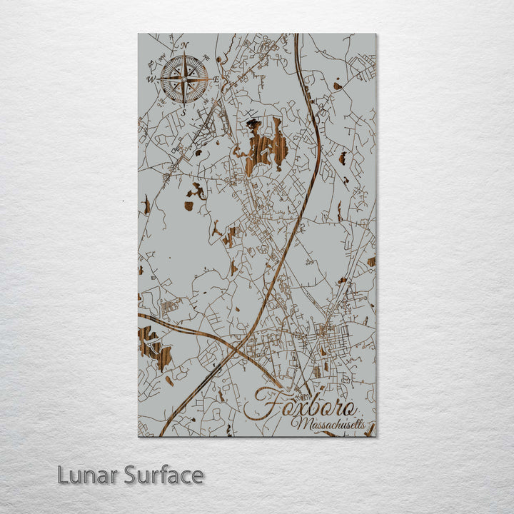 Foxboro, Massachusetts Street Map