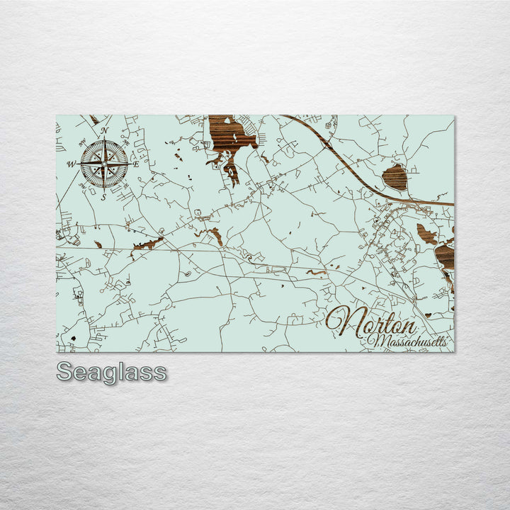 Norton, Massachusetts Street Map