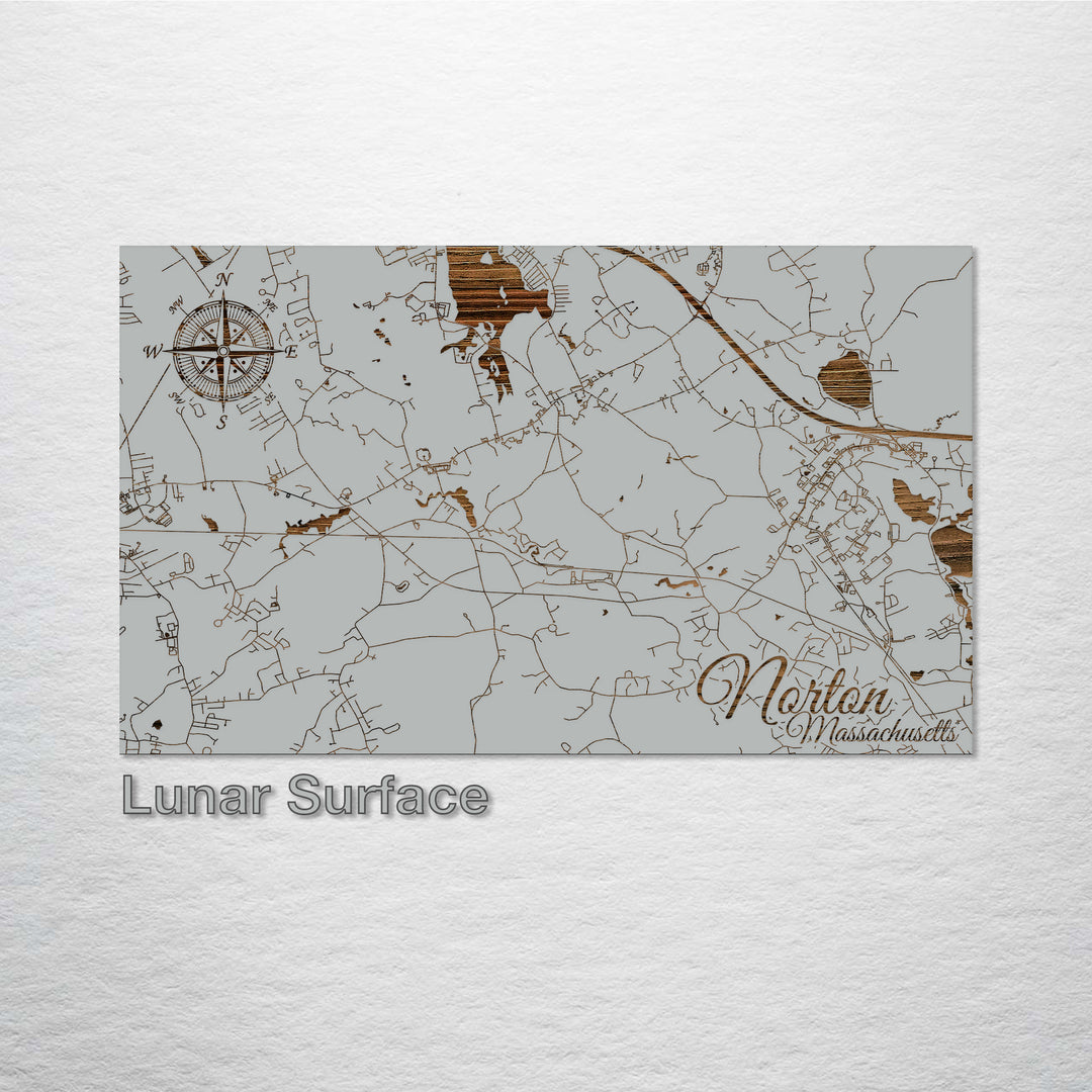 Norton, Massachusetts Street Map