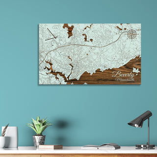 Beverly, Massachusetts Street Map