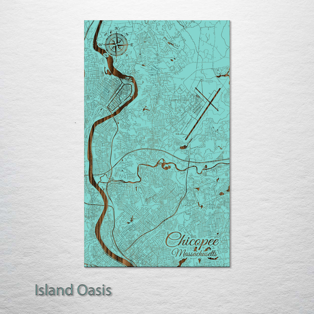 Chicopee, Massachusetts Street Map