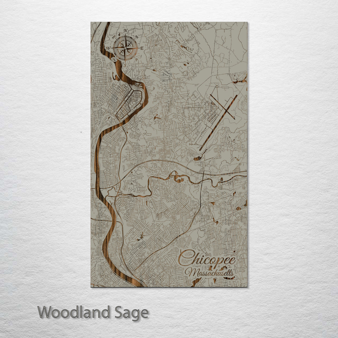 Chicopee, Massachusetts Street Map