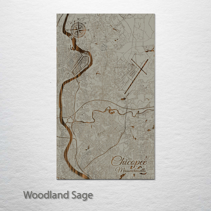 Chicopee, Massachusetts Street Map