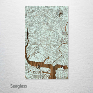 Everett, Massachusetts Street Map