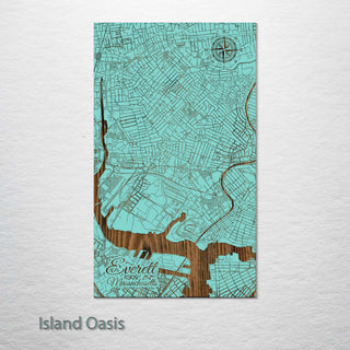 Everett, Massachusetts Street Map