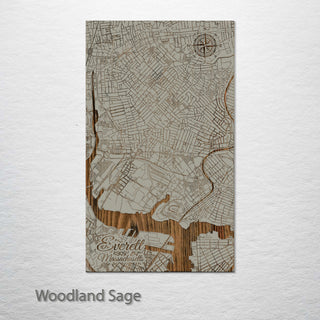 Everett, Massachusetts Street Map