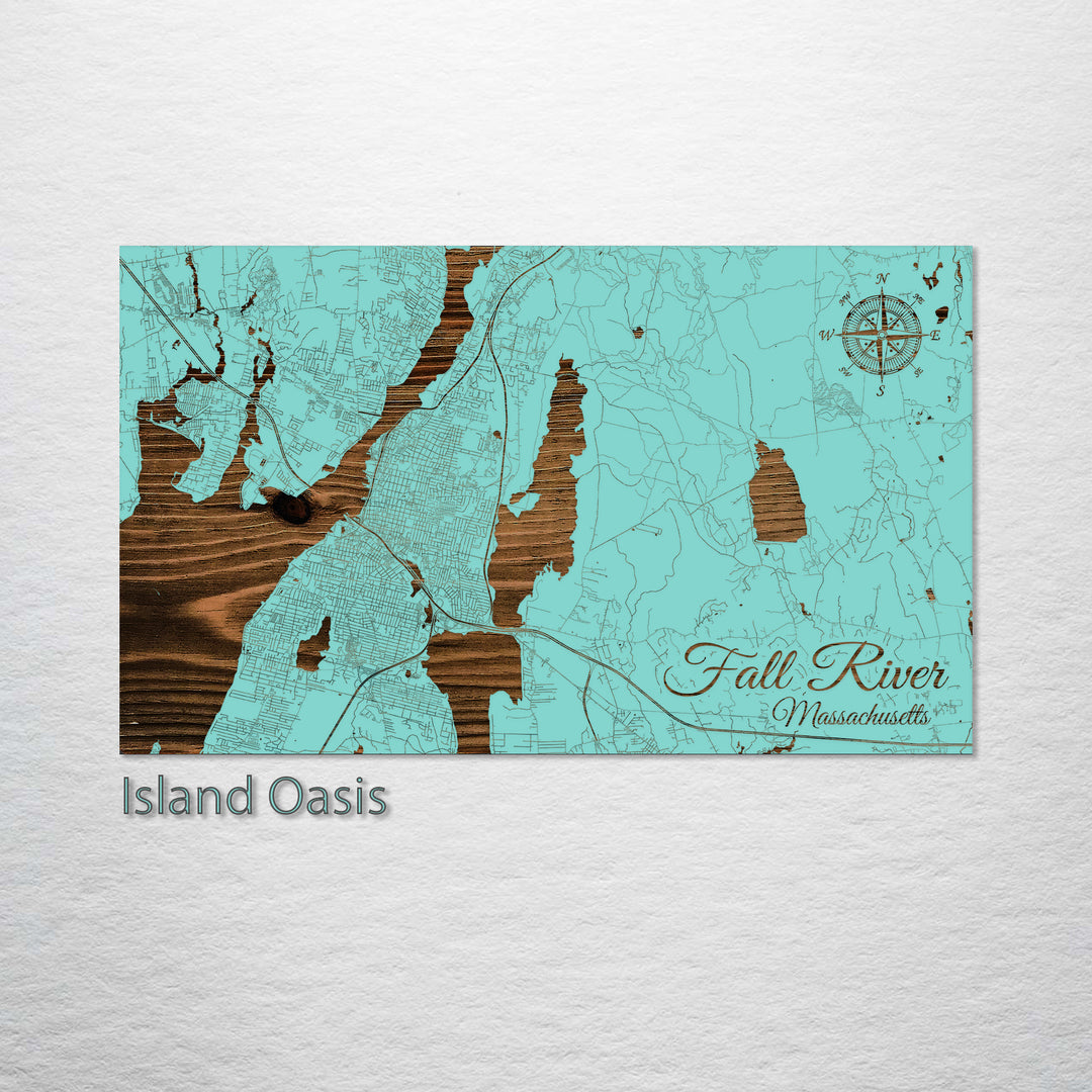 Fall River, Massachusetts Street Map