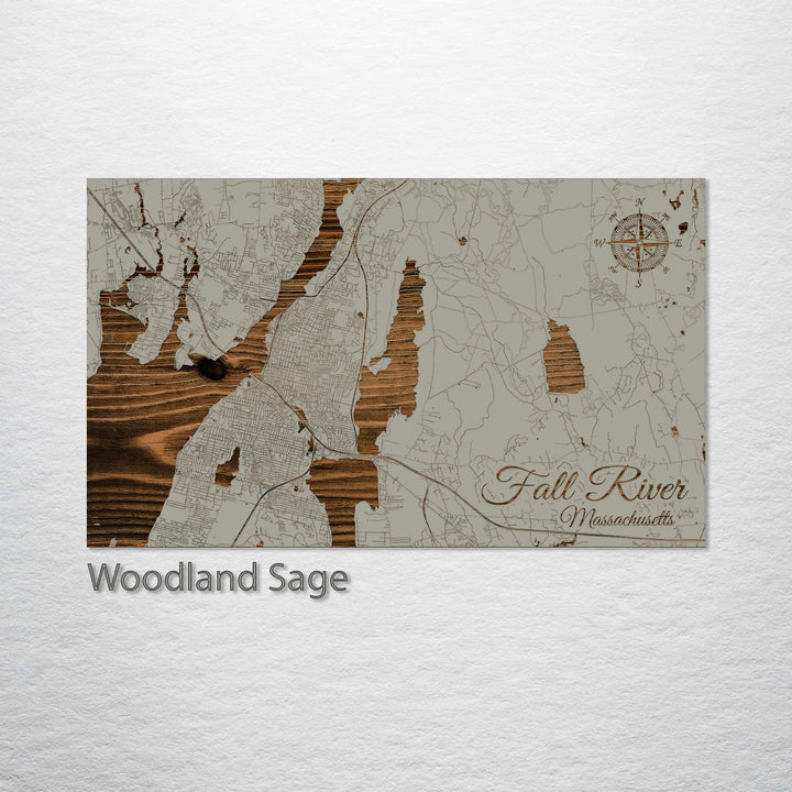 Fall River, Massachusetts Street Map