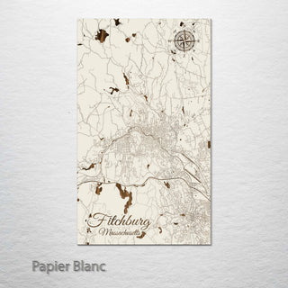 Fitchburg, Massachusetts Street Map