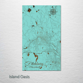 Fitchburg, Massachusetts Street Map