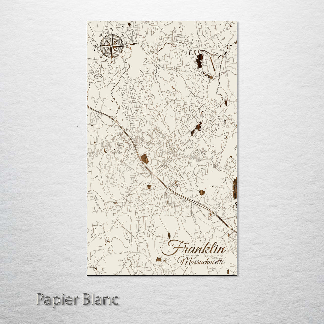 Franklin, Massachusetts Street Map