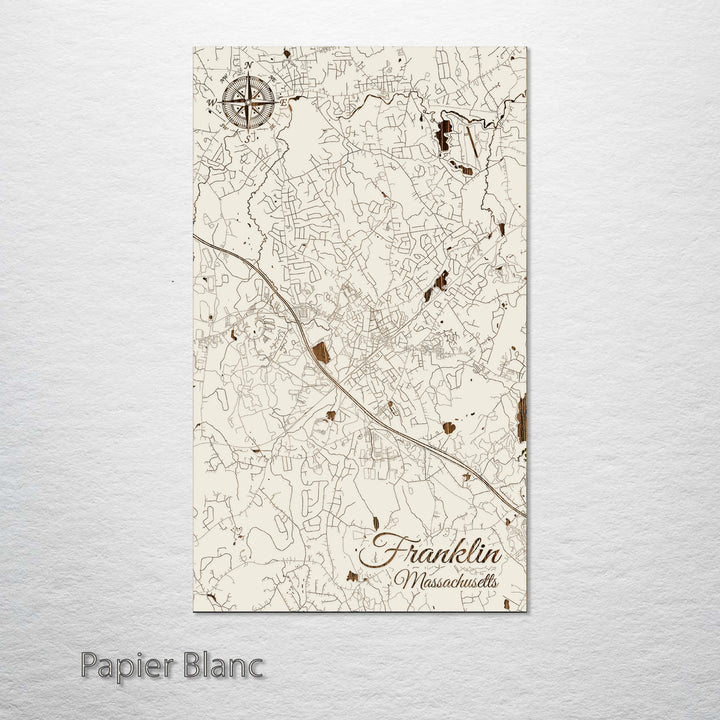 Franklin, Massachusetts Street Map