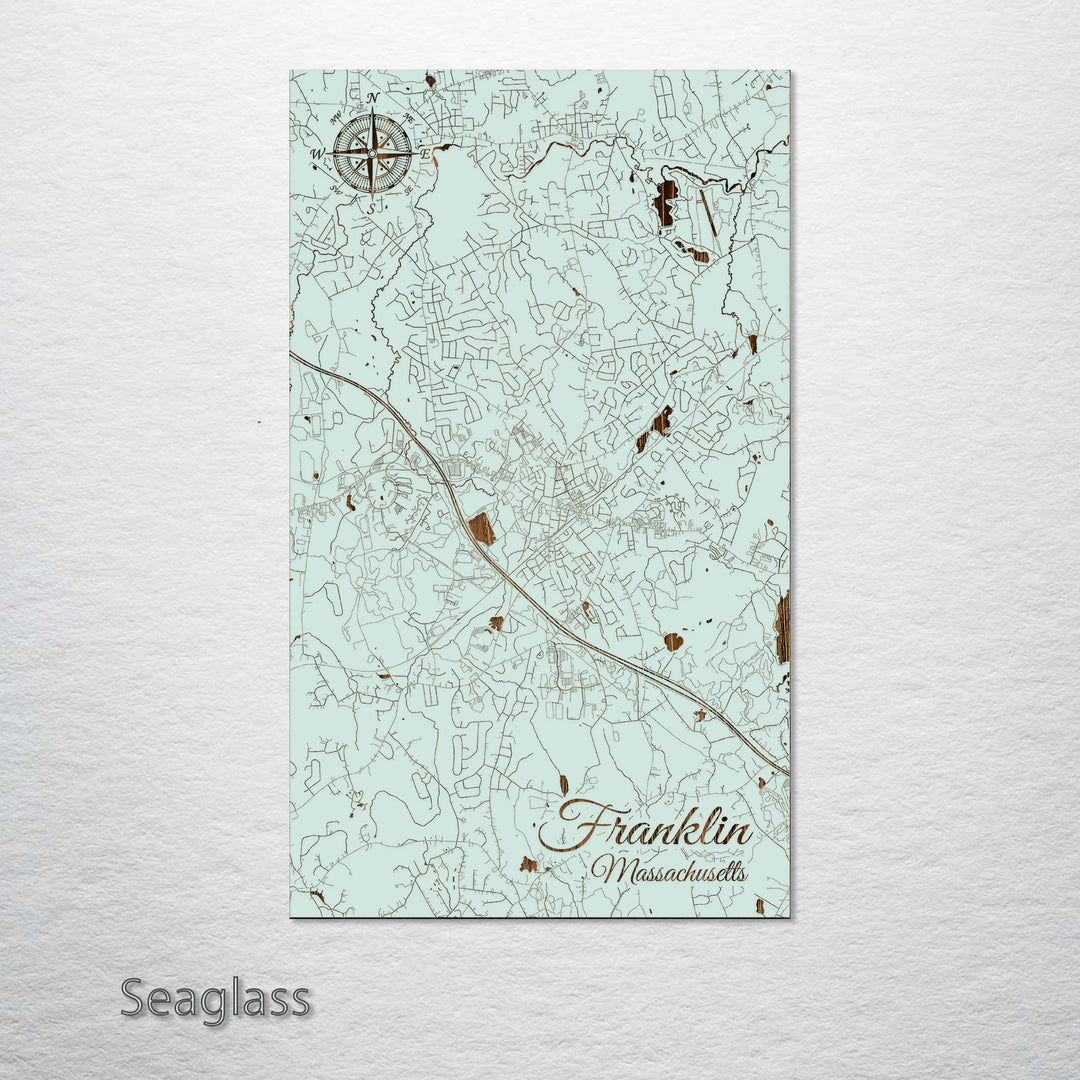 Franklin, Massachusetts Street Map