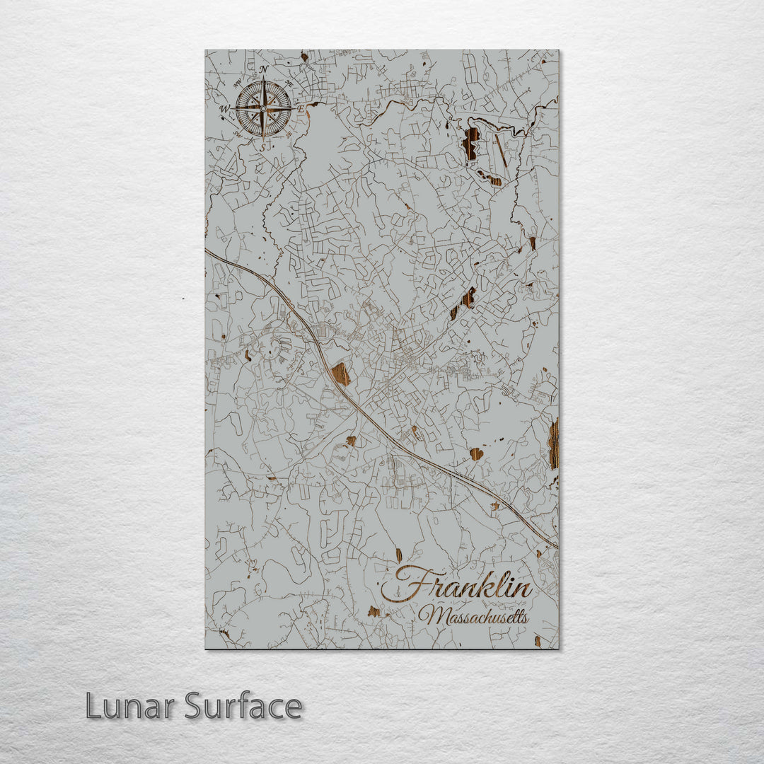 Franklin, Massachusetts Street Map