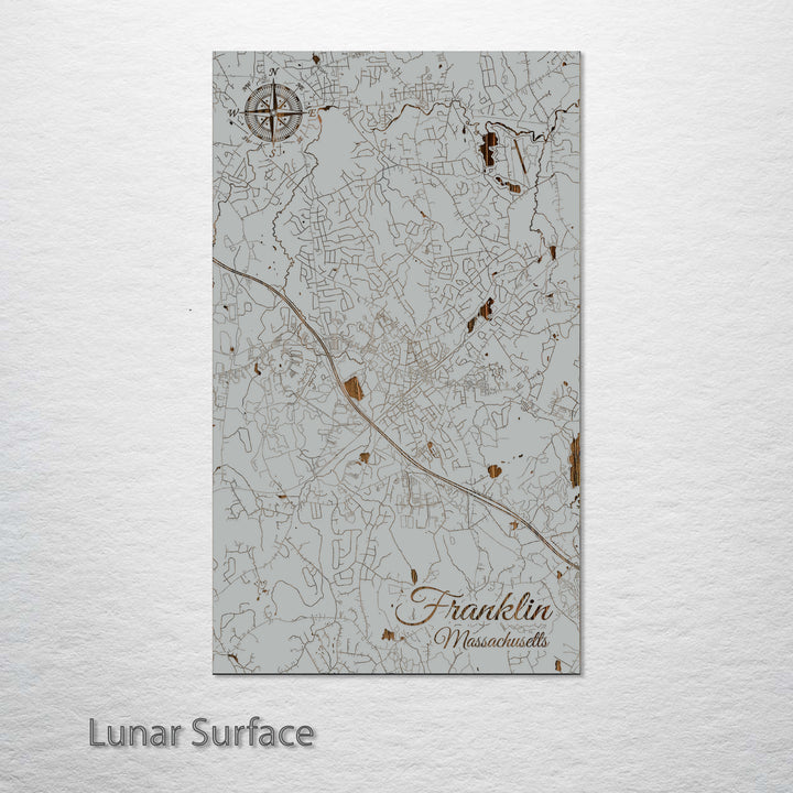 Franklin, Massachusetts Street Map