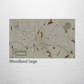 Gardner, Massachusetts Street Map