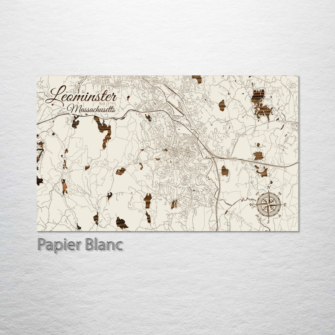 Leominster, Massachusetts Street Map