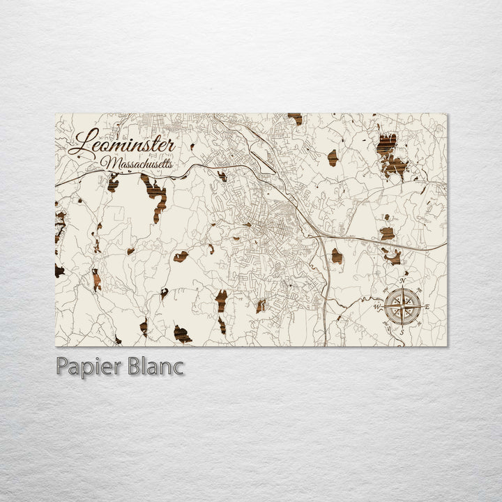 Leominster, Massachusetts Street Map