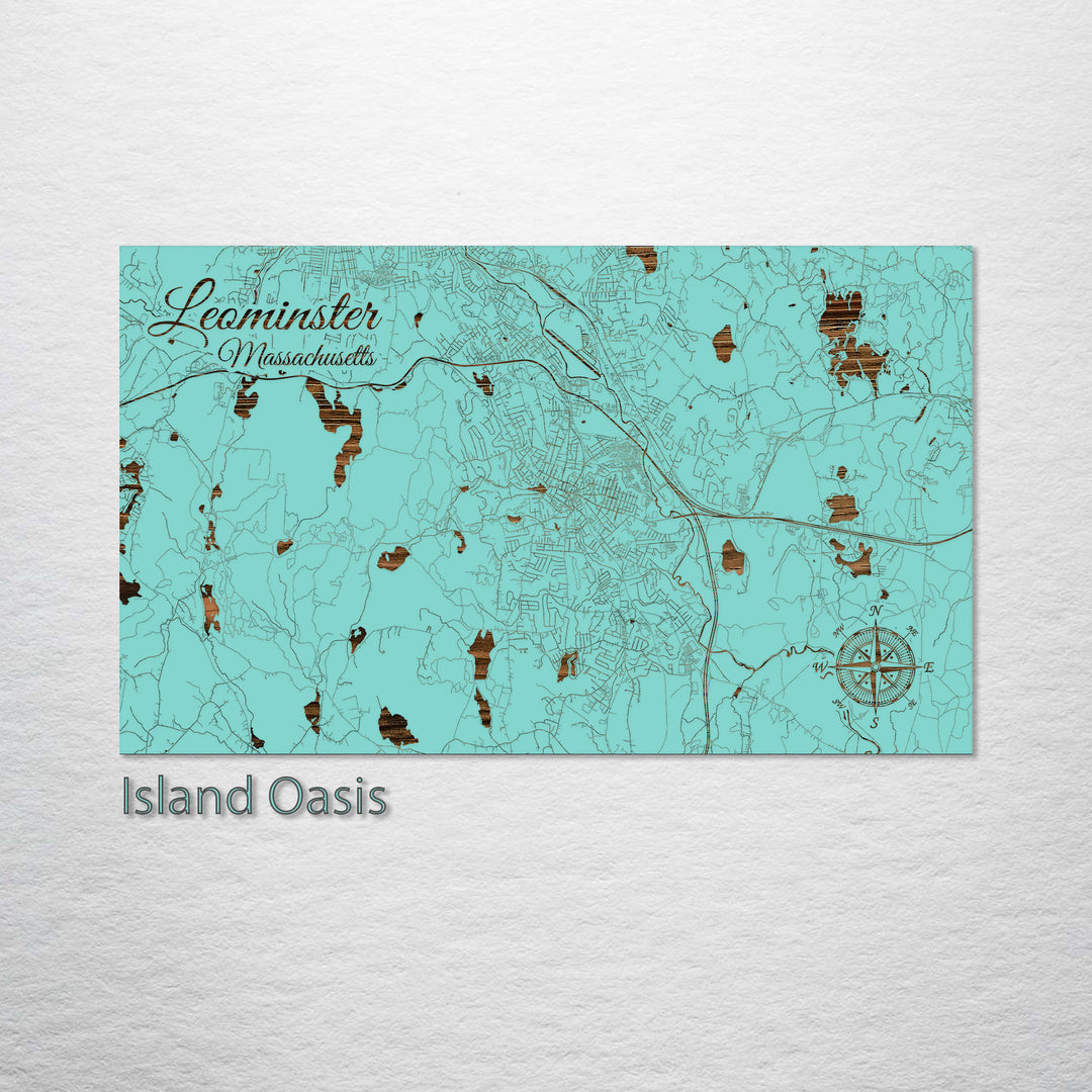 Leominster, Massachusetts Street Map