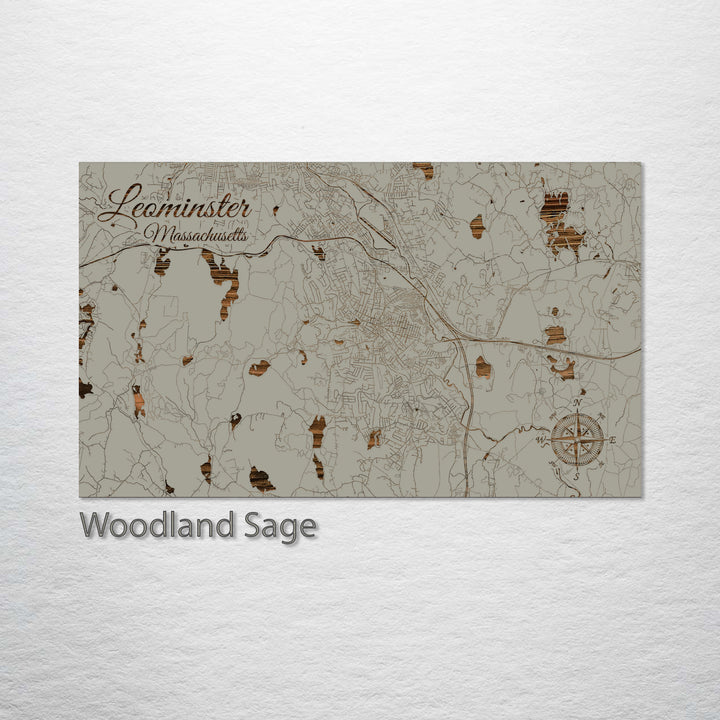 Leominster, Massachusetts Street Map