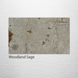 Melrose, Massachusetts Street Map