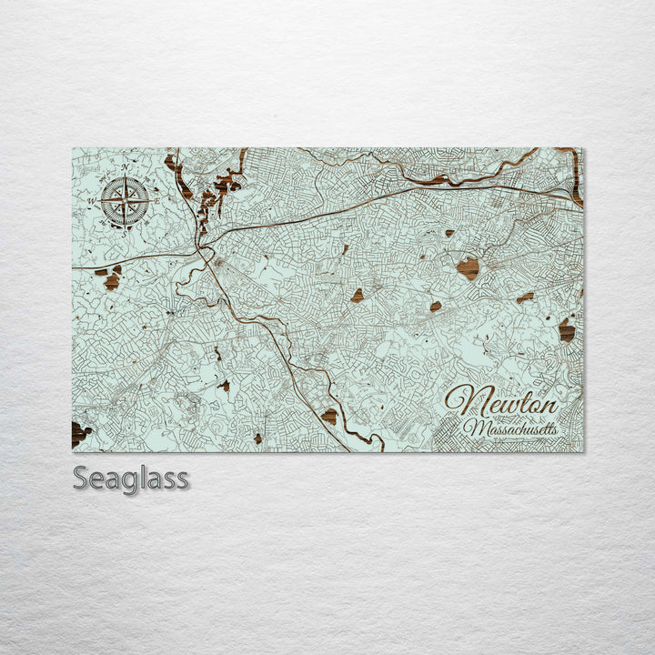 Newton, Massachusetts Street Map