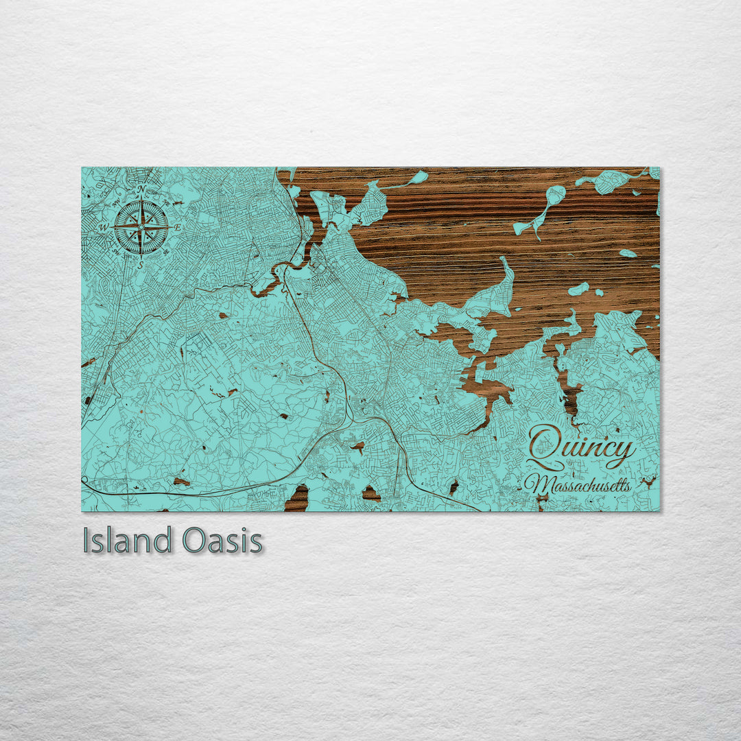 Quincy, Massachusetts Street Map