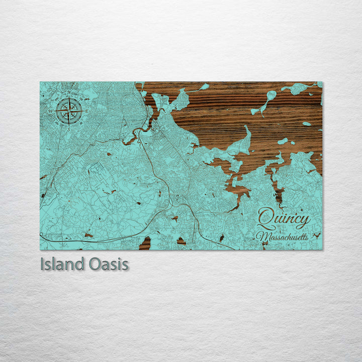 Quincy, Massachusetts Street Map