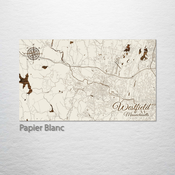 Westfield, Massachusetts Street Map